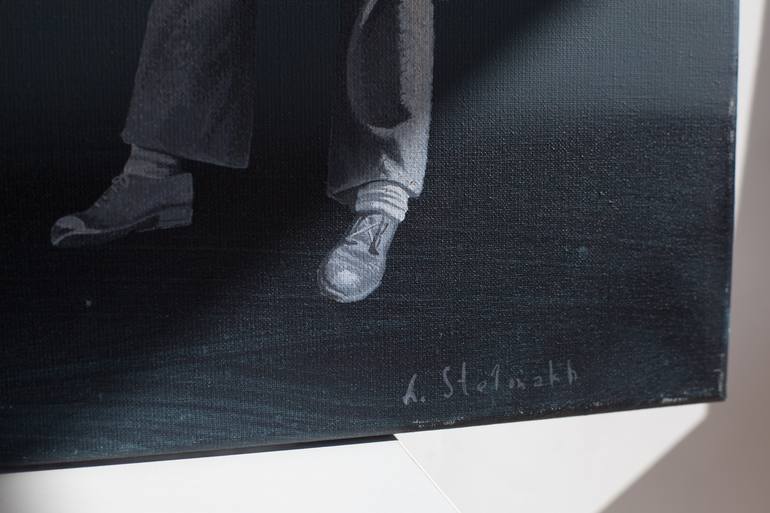 Original Conceptual People Painting by Lena Stelmakh