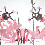 Battle of flowers by Lena Stelmakh