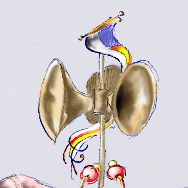 Original Dada Science/Technology Mixed Media by Joakim Ceder