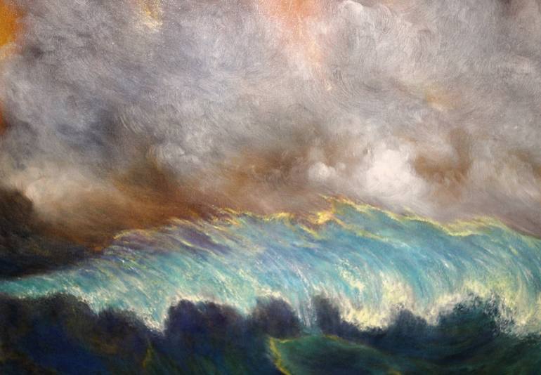 Original Contemporary Seascape Painting by Amanda Holmes Tzafrir
