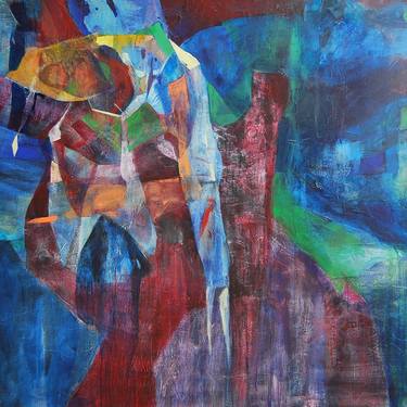 Original Abstract Expressionism Abstract Paintings by Carmen Ibarra