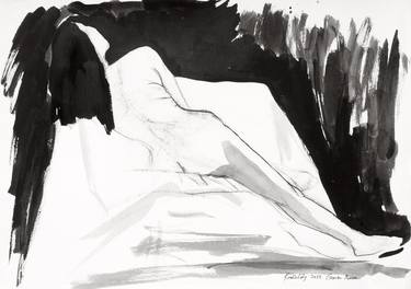 Original Abstract Body Drawings by Carmen Ibarra