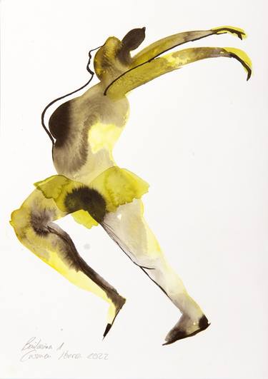 Original Expressionism Body Drawings by Carmen Ibarra