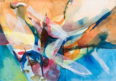 Original Abstract Expressionism Abstract Paintings by Carmen Ibarra