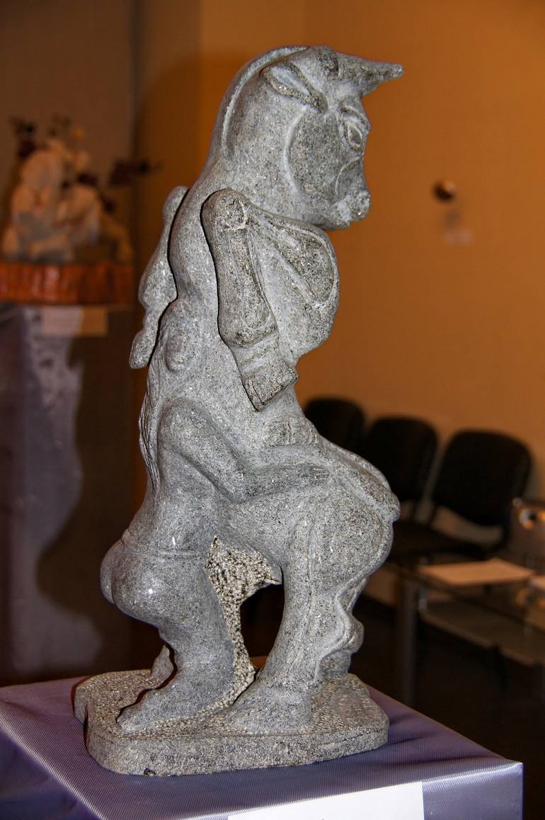 Original World Culture Sculpture by Farshid Elishai Sayad