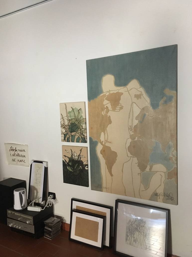 Original Figurative Body Painting by Betty Ritschel