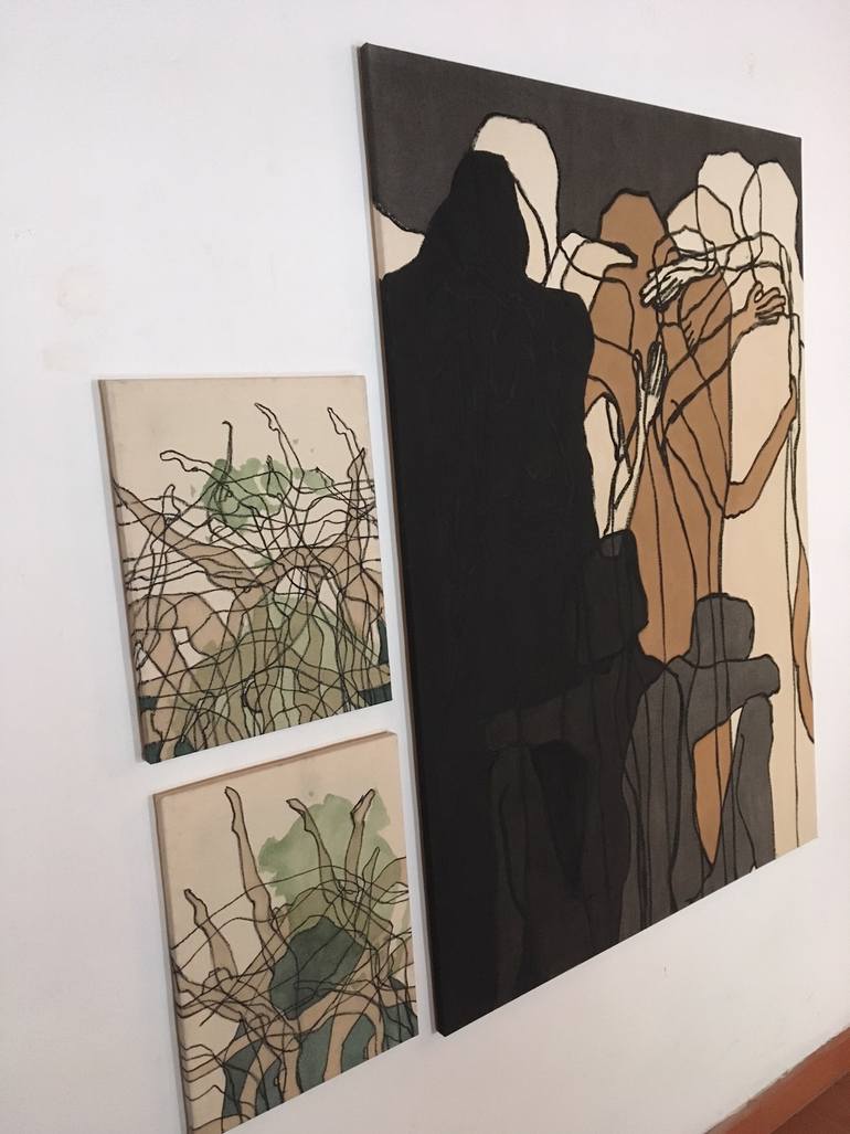 Original Figurative Body Painting by Betty Ritschel