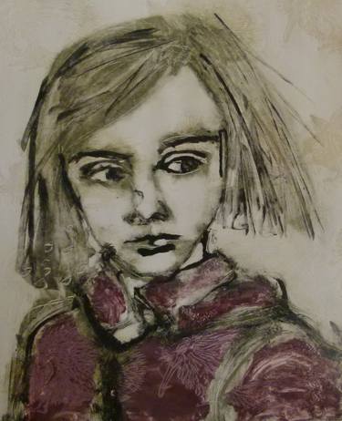 Print of Expressionism Portrait Printmaking by Ali Murray