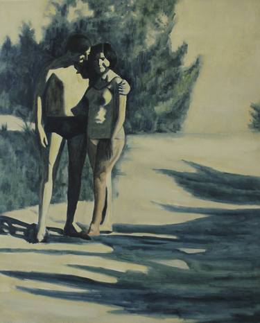 Original Documentary Love Paintings by Víctor Pastor Pérez aka Vito