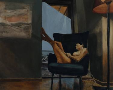 Original Documentary Erotic Paintings by Víctor Pastor Pérez aka Vito