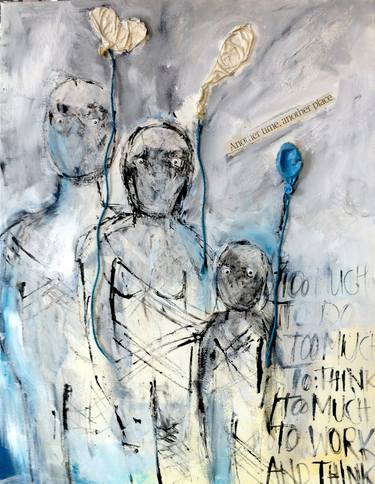 Print of Figurative Family Paintings by Anja Kleemann-Jacks