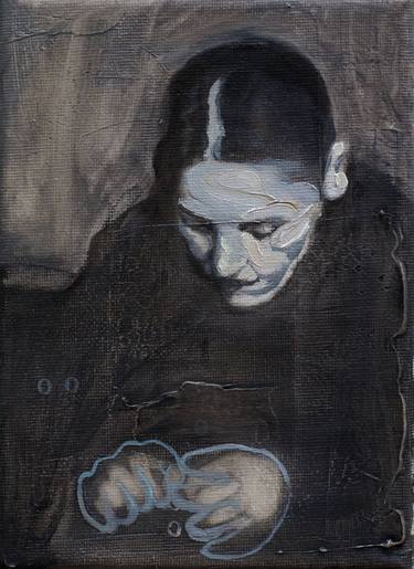 Original Conceptual People Painting by Marina Skepner