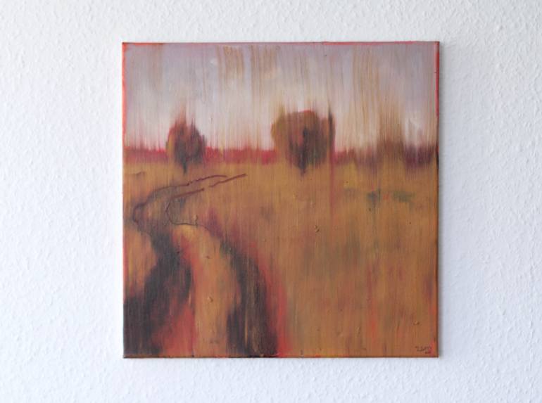 Original Expressionism Landscape Painting by Marina Skepner