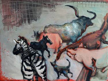 Original Conceptual Animal Paintings by Marina Skepner