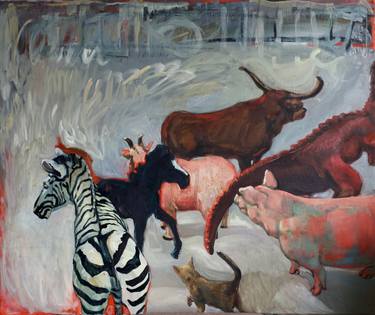 Print of Conceptual Animal Paintings by Marina Skepner