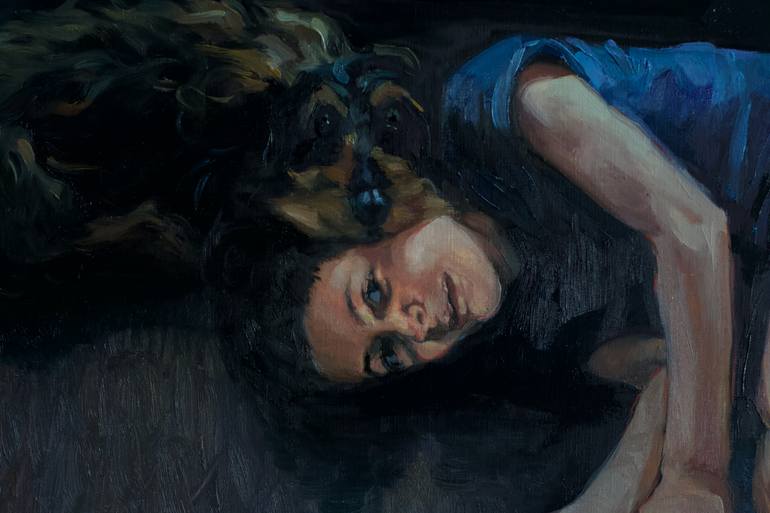 Original Figurative People Painting by Marina Skepner