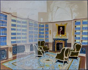 Print of Realism Interiors Paintings by Paolo Quaglia
