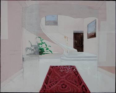 Print of Realism Interiors Paintings by Paolo Quaglia