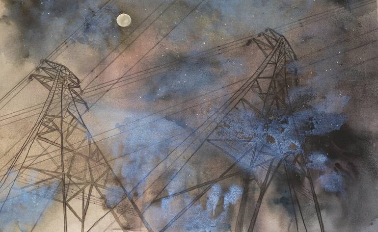 Print of Figurative Landscape Paintings by Judith Beeby