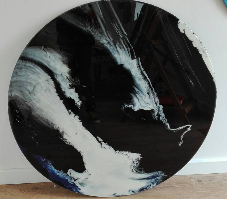 Original Modernism Abstract Painting by Judith Beeby