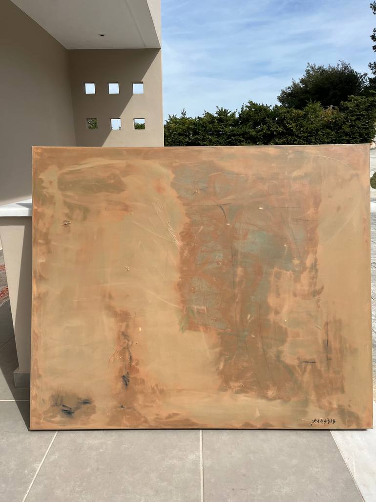 Original Abstract Expressionism Abstract Painting by Mary Karssis