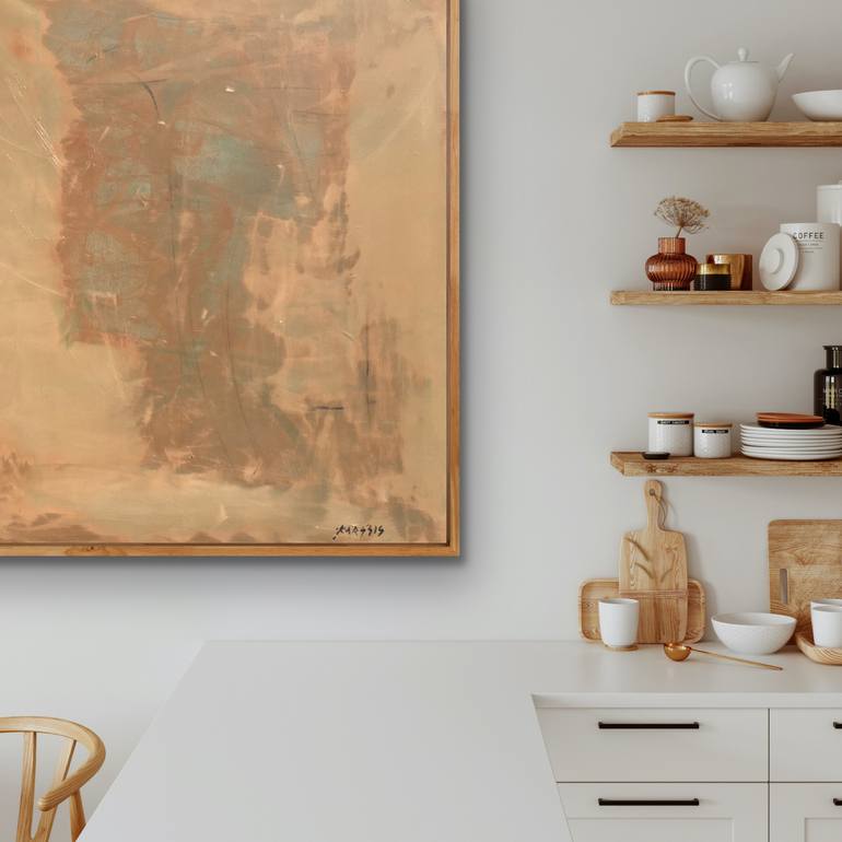 Original Abstract Expressionism Abstract Painting by Mary Karssis