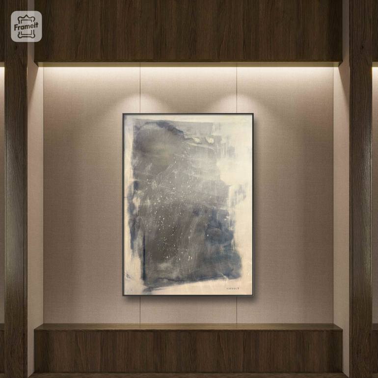 Original Abstract Expressionism Abstract Painting by Mary Karssis