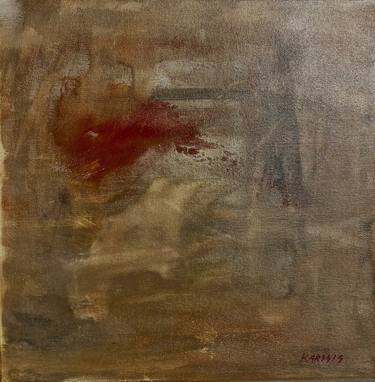 Original Abstract Expressionism Abstract Painting by Mary Karssis