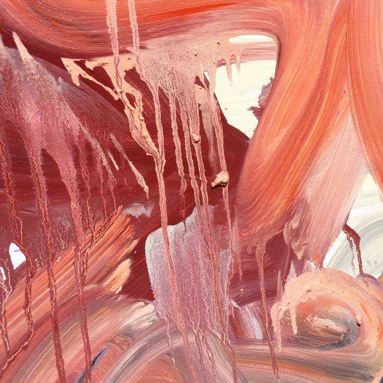 Original Abstract Expressionism Abstract Painting by Mary Karssis