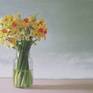 Spring Daffodils Painting by Emma May Riley | Saatchi Art