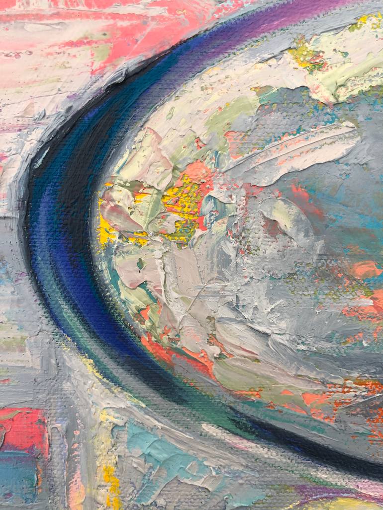Colourful Glass Of Water Series 1 Painting by Emma May Riley | Saatchi Art