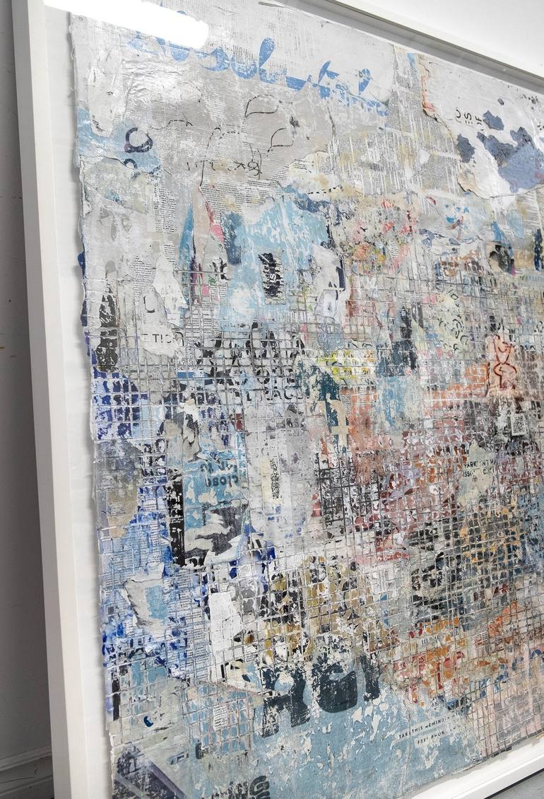 Original Abstract Mixed Media by David Fredrik Moussallem