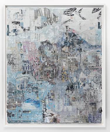 Original Abstract Expressionism Abstract Mixed Media by David Fredrik Moussallem