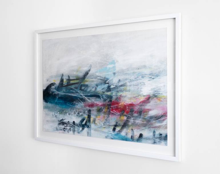 Original Abstract Painting by David Fredrik Moussallem