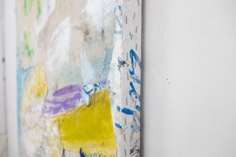 Original Abstract Expressionism Abstract Collage by David Fredrik Moussallem