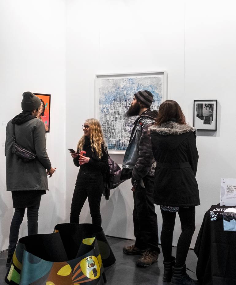 Original Abstract Expressionism Abstract Collage by David Fredrik Moussallem