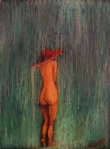 Original Nude Painting by Rachel Cross