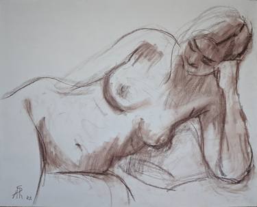 Original Nude Drawings by Ara Shakhatuni