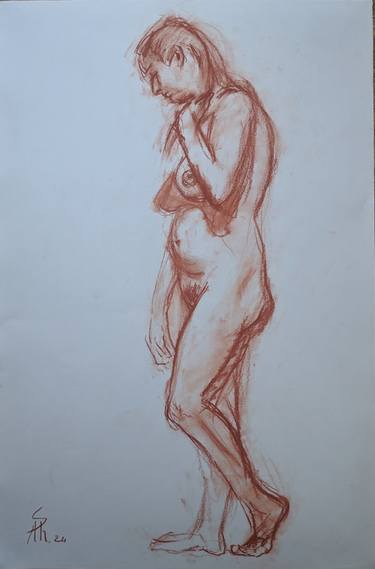 Original Nude Drawings by Ara Shakhatuni