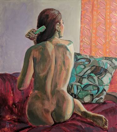 Original Realism Nude Paintings by Ara Shakhatuni