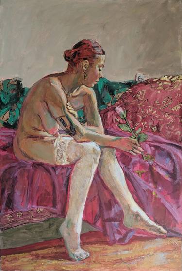 Original Figurative Nude Paintings by Ara Shakhatuni