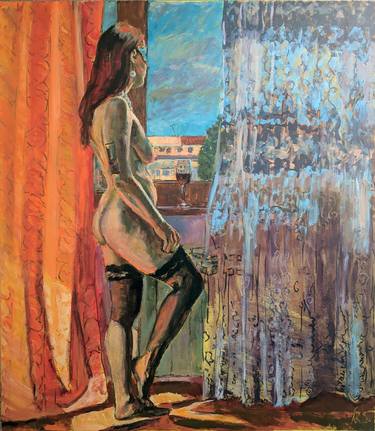 Original Figurative Nude Paintings by Ara Shakhatuni