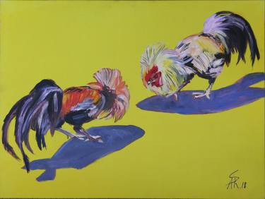 Print of Abstract Expressionism Animal Paintings by Ara Shakhatuni