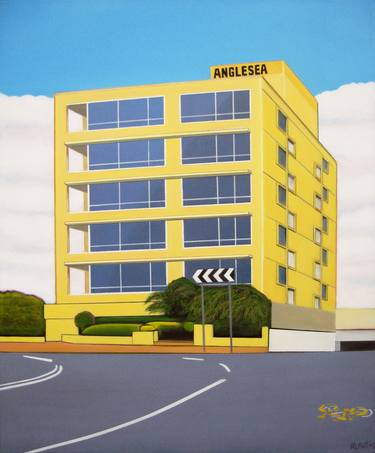 Print of Modern Architecture Paintings by Melinda Butt