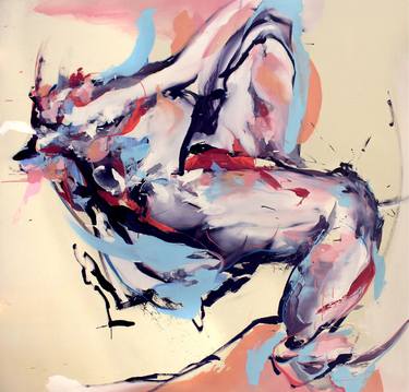 Original Figurative Abstract Paintings by Aidan Myers
