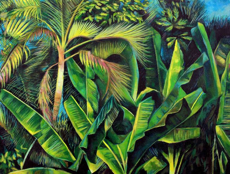 Banana Leaf Forms VII Painting by Aidan Myers Saatchi Art