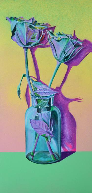 Original Contemporary Still Life Mixed Media by arty anna