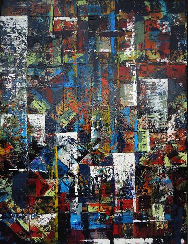 Original Abstract Expressionism Abstract Paintings by Jacques Drouin