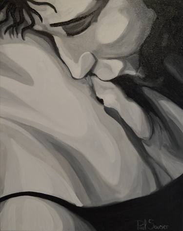 Original Figurative Erotic Paintings by Paul Saucier