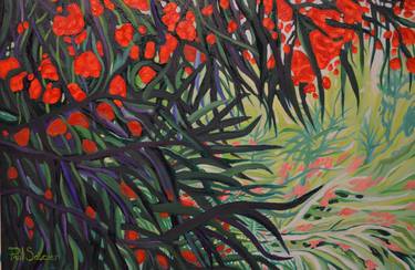 Original Expressionism Floral Paintings by Paul Saucier